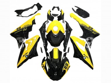 2017-2018 Yellow Black BMW S1000RR Motorcycle Fairings Australia