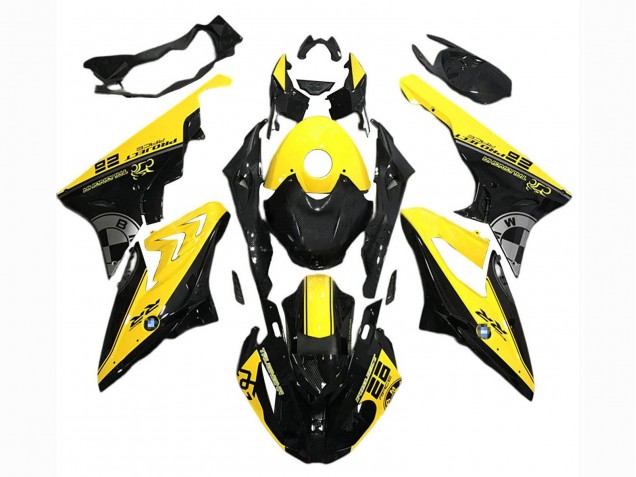 2017-2018 Yellow Black BMW S1000RR Motorcycle Fairings Australia