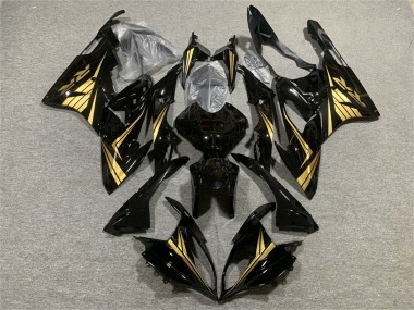 2015-2016 Glossy Black Gold BMW S1000RR Motorcycle Fairings Australia