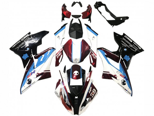 2015-2016 White Red Blue Glossy Black BMW S1000RR Bike Fairings Australia