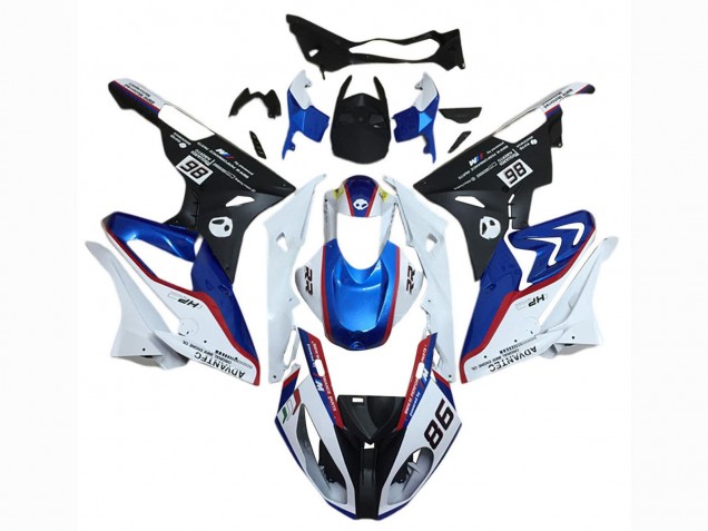2015-2016 White Red Blue Matte Black BMW S1000RR Motorcycle Fairing Kits Australia