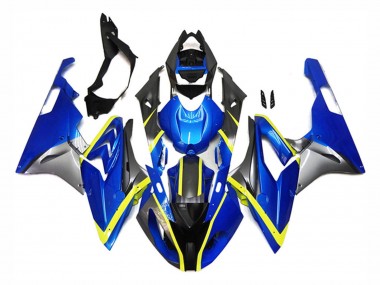 2015-2016 Silver Yellow Blue BMW S1000RR Motorcycle Fairings Australia
