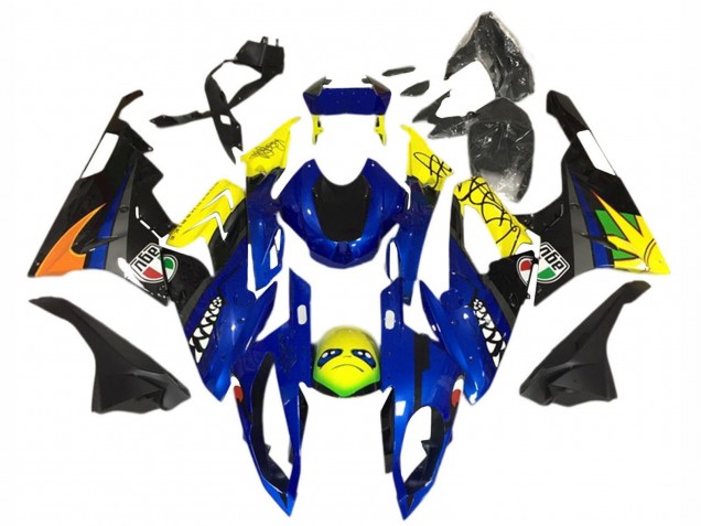 2015-2016 Yellow Blue Black Shark BMW S1000RR Motorcycle Fairing Australia