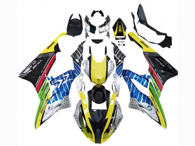 2015-2016 Yellow Blue Green Red Black VR 46 BMW S1000RR Motorcycle Fairings Australia