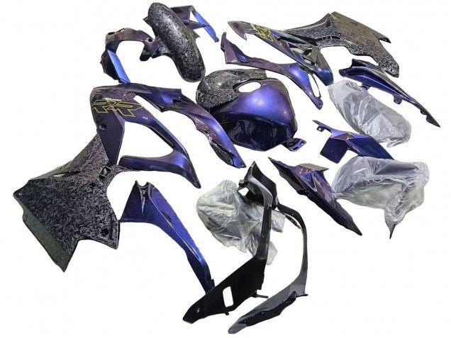 2015-2016 Gradient Purple Blue Forged Carbon Fiber BMW S1000RR Motorcycle Fairings Australia