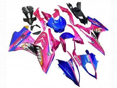 2015-2016 Pink Blue Shark BMW S1000RR Motorcycle Fairings Australia