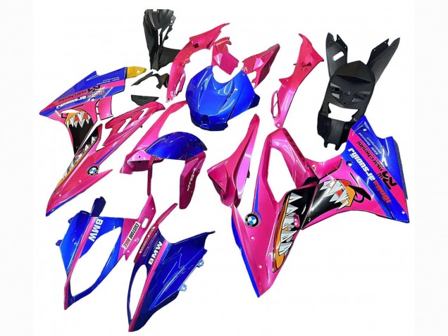 2015-2016 Pink Blue Shark BMW S1000RR Motorcycle Fairings Australia
