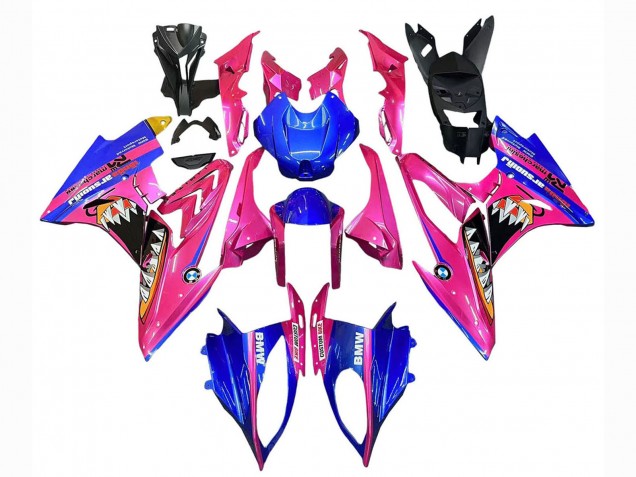 2015-2016 Pink Blue Shark BMW S1000RR Motorcycle Fairings Australia
