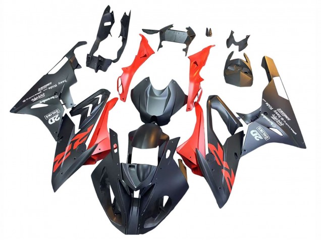 2015-2016 Matte Black Red BMW S1000RR Motorcycle Fairings Australia