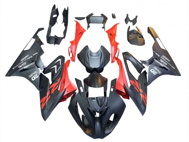 2015-2016 Matte Black Red BMW S1000RR Motorcycle Fairings Australia