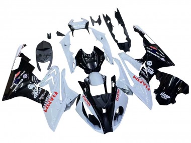 2015-2016 White Glossy Black Fiamm BMW S1000RR Motorcycle Fairings Australia
