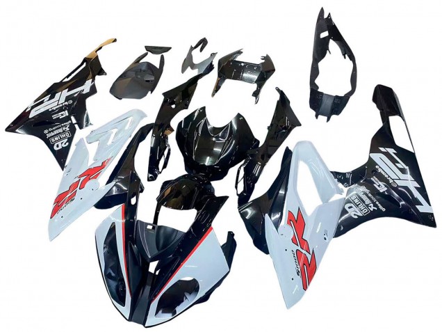 2015-2016 White Glossy Black BMW S1000RR Motorcycle Fairings Australia
