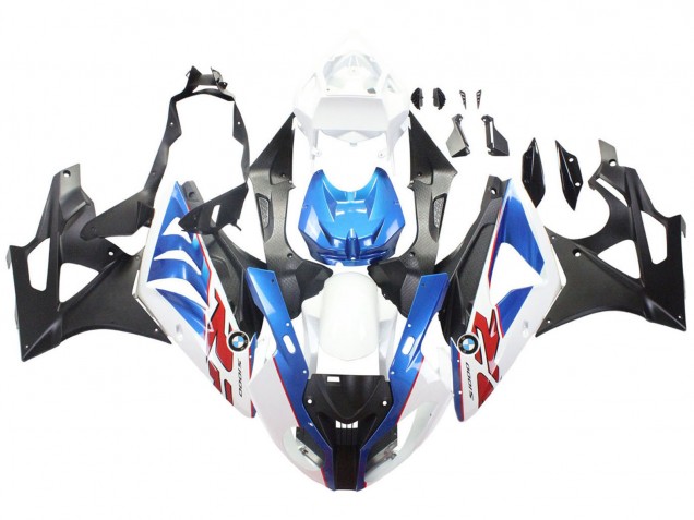 2009-2014 White Blue Matte Black BMW S1000RR Motorcycle Fairings Australia
