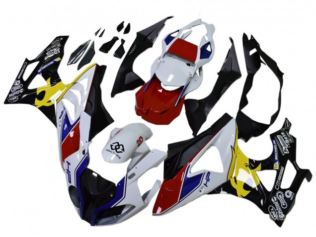 2009-2014 White Red Yellow Black Castrol BMW S1000RR Motorcycle Fairings Australia