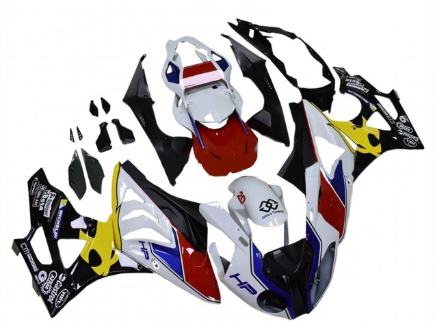 2009-2014 White Red Yellow Black Castrol BMW S1000RR Motorcycle Fairings Australia