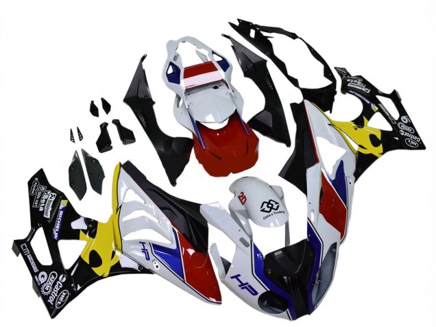 2009-2014 White Red Yellow Black Castrol BMW S1000RR Motorcycle Fairings Australia
