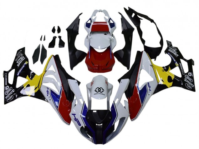 2009-2014 White Red Yellow Black Castrol BMW S1000RR Motorcycle Fairings Australia