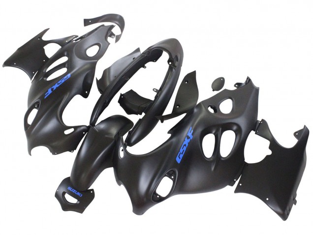 2004-2006 Matte Black with Blue Logo Suzuki GSX600F/GSX750F Motorcycle Fairings Australia
