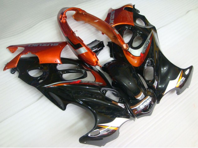 2004-2006 Glossy Black Orange Suzuki GSX600F/GSX750F Motorcycle Fairings Australia