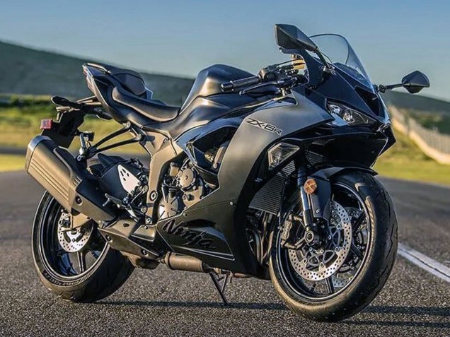 2023-2025 Matte Black Kawasaki ZX6R Motorcycle Fairing Australia