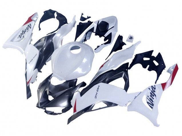 2023-2025 Pearl White Black Red Kawasaki ZX6R Motorcycle Fairings Australia