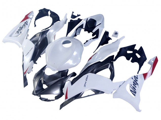 2023-2025 Pearl White Black Red Kawasaki ZX6R Motorcycle Fairings Australia