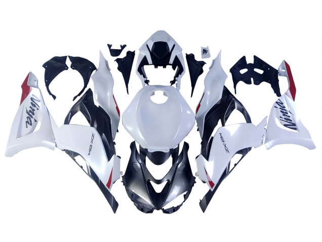 2023-2025 Pearl White Black Red Kawasaki ZX6R Motorcycle Fairings Australia