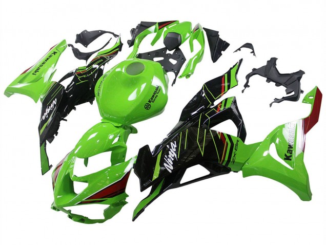 2023-2025 Green Black Kawasaki ZX6R Motorcycle Fairings Australia