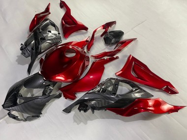 2023-2025 Red Carbon Fiber Kawasaki ZX6R Motorcycle Fairings Australia