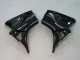 2003-2004 Glossy Black Red Decals Honda CBR600RR Motorcycle Fairings Australia