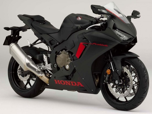 2017-2023 Matte Black with Red Logo Honda CBR1000RR Motorcycle Fairings Australia