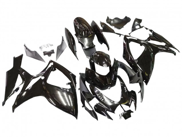2006-2007 Glossy Black Suzuki GSXR 600 / GSXR 750 Motorcycle Fairings Australia