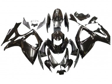 2006-2007 Glossy Black Suzuki GSXR 600 / GSXR 750 Motorcycle Fairings Australia