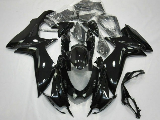 2011-2024 Glossy Black Suzuki GSXR 600 / GSXR 750 Motorcycle Fairings Australia