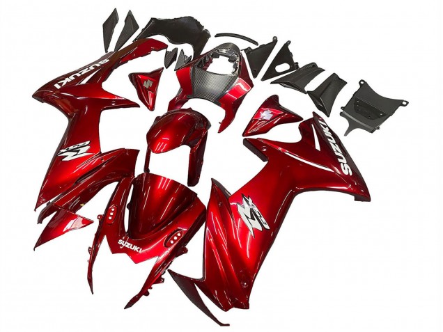 2011-2024 Red White Decal Suzuki GSXR 600 / GSXR 750 Motorcycle Fairings Australia