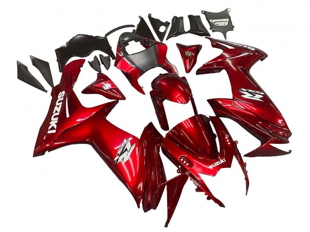 2011-2024 Red White Decal Suzuki GSXR 600 / GSXR 750 Motorcycle Fairings Australia