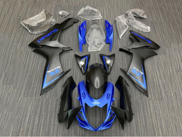 2011-2024 Blue Matte Black Suzuki GSXR 600 / GSXR 750 Motorcycle Fairing Kits Australia