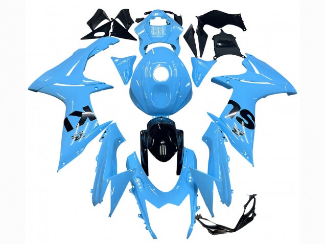 2011-2024 Light Blue Black Suzuki GSXR 600 / GSXR 750 Motorcycle Fairings Australia