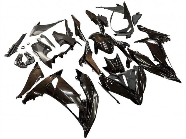 2017-2019 Glossy Black Kawasaki Ninja 650 EX650 Motorcycle Fairings Australia