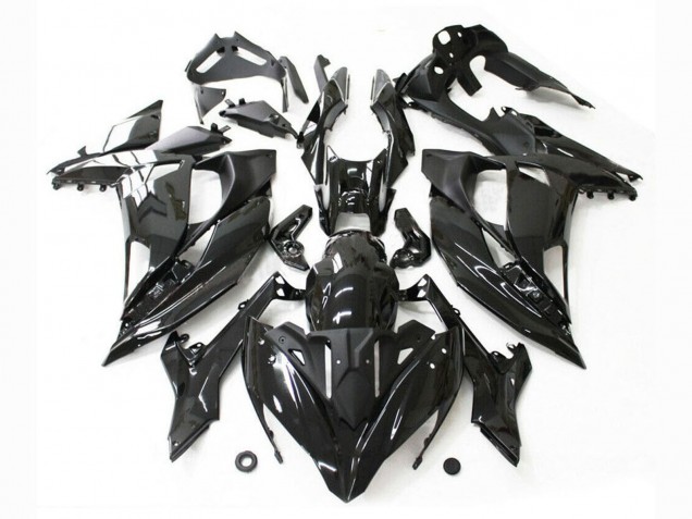 2017-2019 Glossy Black Kawasaki Ninja 650 EX650 Motorcycle Fairings Australia