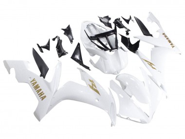 2004-2006 White Gold Decals Yamaha YZF 1000 R1 Motorcycle Fairings Australia
