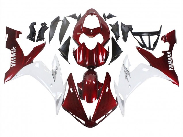 2004-2006 Red White Yamaha YZF 1000 R1 Motorcycle Fairings Australia