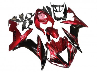 2004-2006 Red Glossy Black Yamaha YZF 1000 R1 Motorcycle Fairings Australia