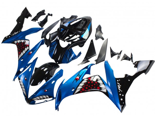 2004-2006 Blue Black Red White Shark Yamaha YZF 1000 R1 Motorcycle Fairings Australia