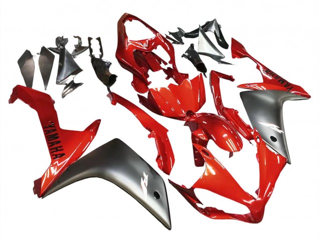 2007-2008 Red Matte Black Yamaha YZF 1000 R1 Motorcycle Fairing Australia