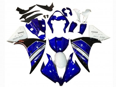 2012-2014 White Blue Black Yamaha YZF 1000 R1 Motorcycle Fairing Australia