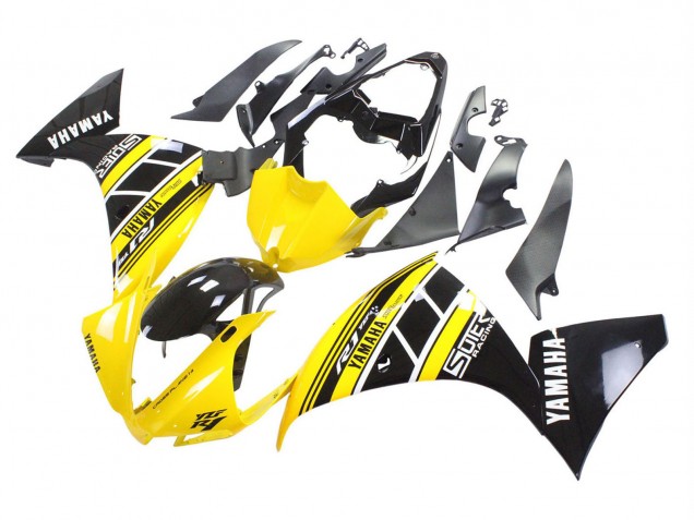 2012-2014 Yellow White Black Yamaha YZF 1000 R1 Motorcycle Fairings Australia