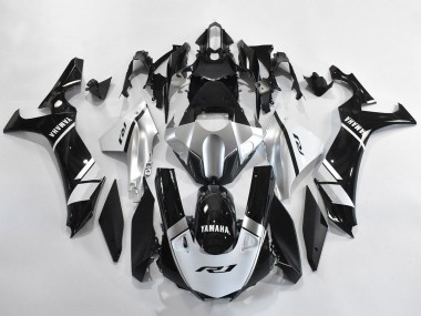 2020-2025 Silver White Glossy Black Yamaha YZF 1000 R1 Motorcycle Fairings Australia