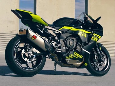 2020-2025 Glossy Black Fluorescent Yellow Yamaha YZF 1000 R1 Motorcycle Fairings Australia