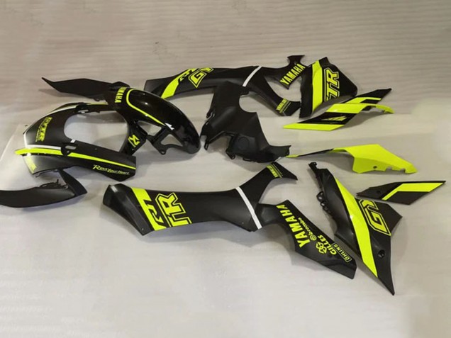 2020-2025 Glossy Black Fluorescent Yellow Yamaha YZF 1000 R1 Motorcycle Fairings Australia